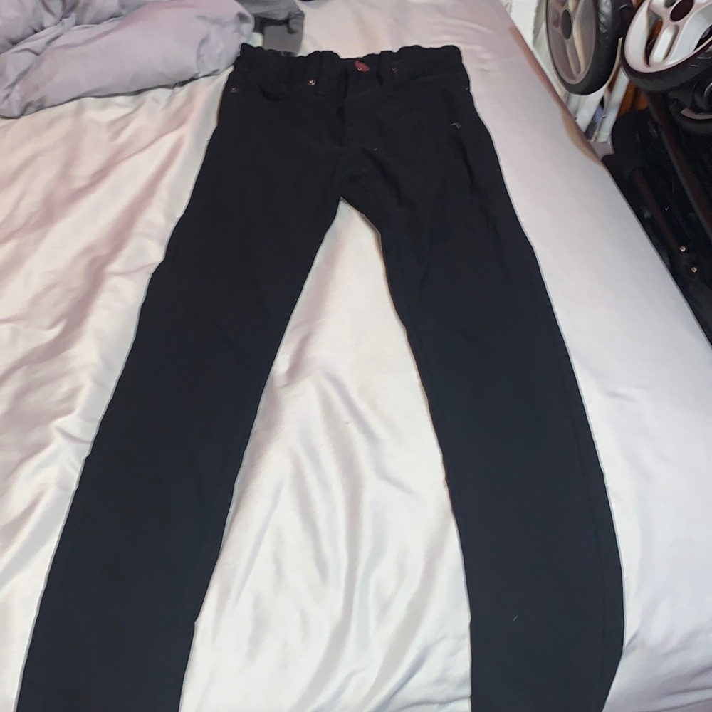 black pants